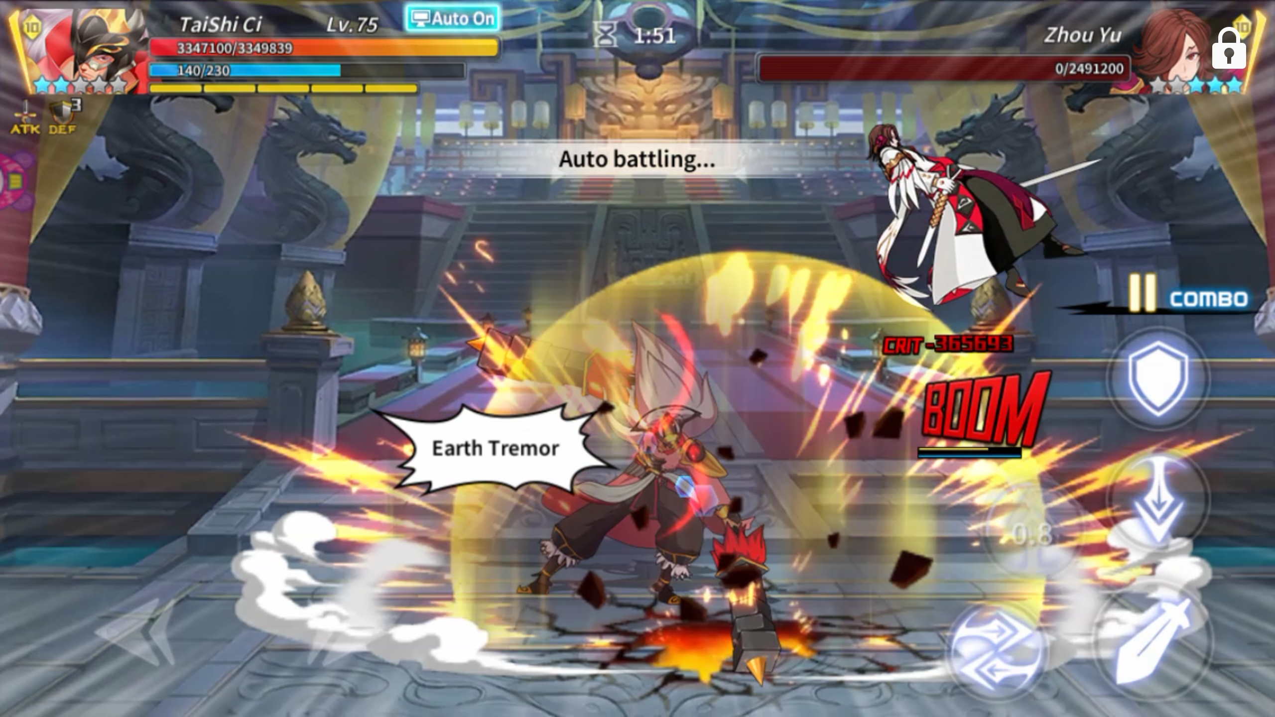 Light In Chaos: Sangoku Heroes [Action Fight RPG] Game Screenshot