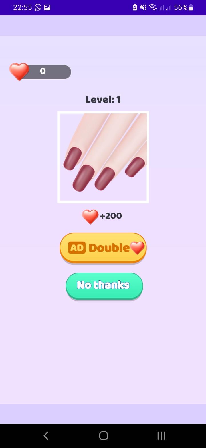 Screenshot of Nail Salon Girl Game