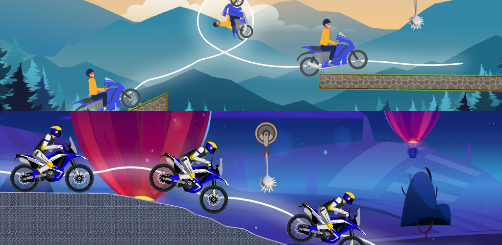Jogos de bicicleta acrobacias de motocicleta versão móvel andróide iOS apk  baixar gratuitamente-TapTap