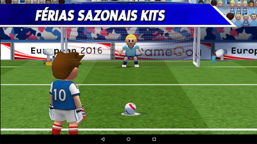 Captura de Tela do Jogo Perfect Kick - futebol