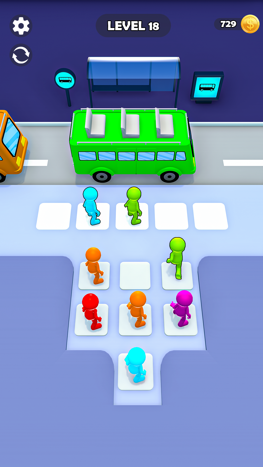 Captura de Tela do Jogo Block Bus Jam