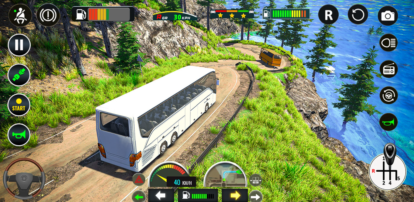 Cuplikan Layar Game US coach driving bus simulator