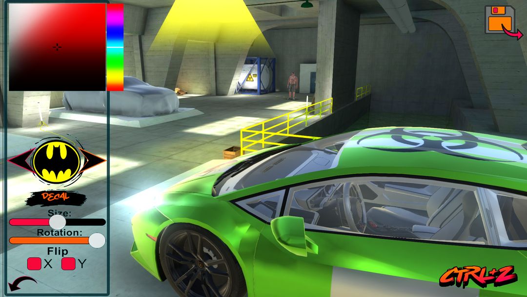 Screenshot of Huracan Drift Simulator