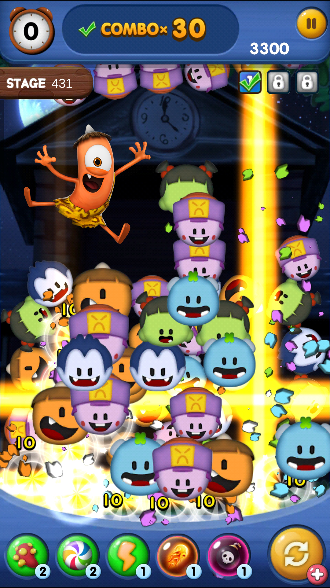 Funny Link Puzzle:Spookiz 2000 ภาพหน้าจอเกม