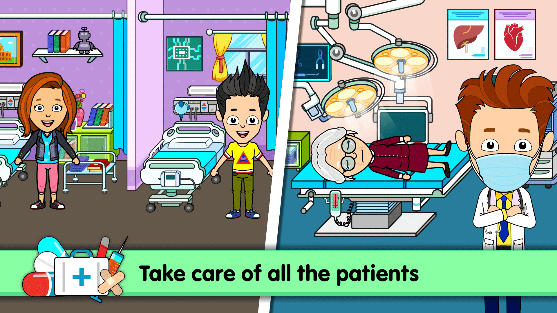 Screenshot of My Hospital Town Doctor Games
