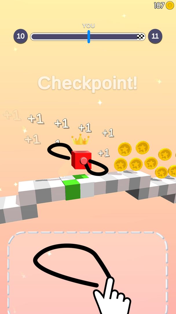 Draw Race screenshot game