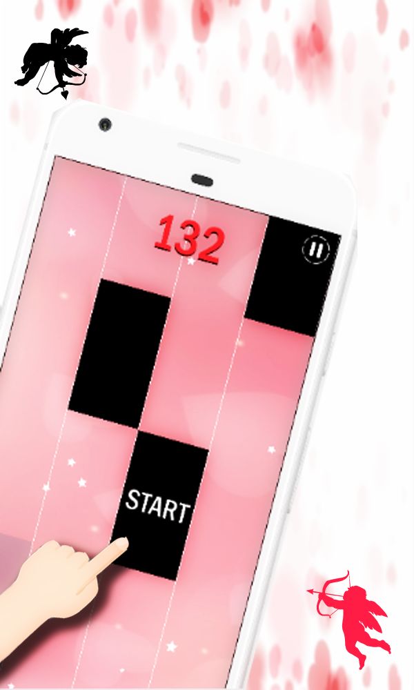 Piano music:magic pink tiles screenshot game