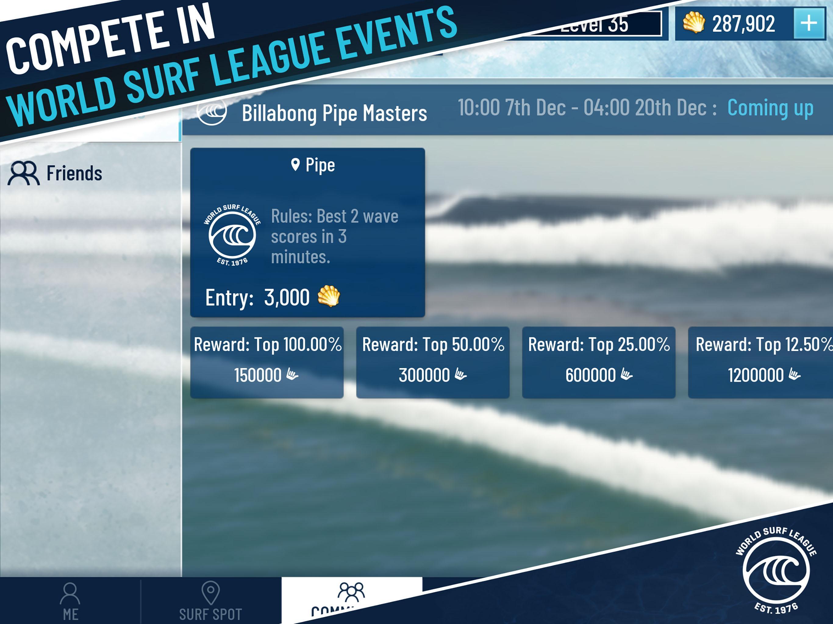 Screenshot of True Surf