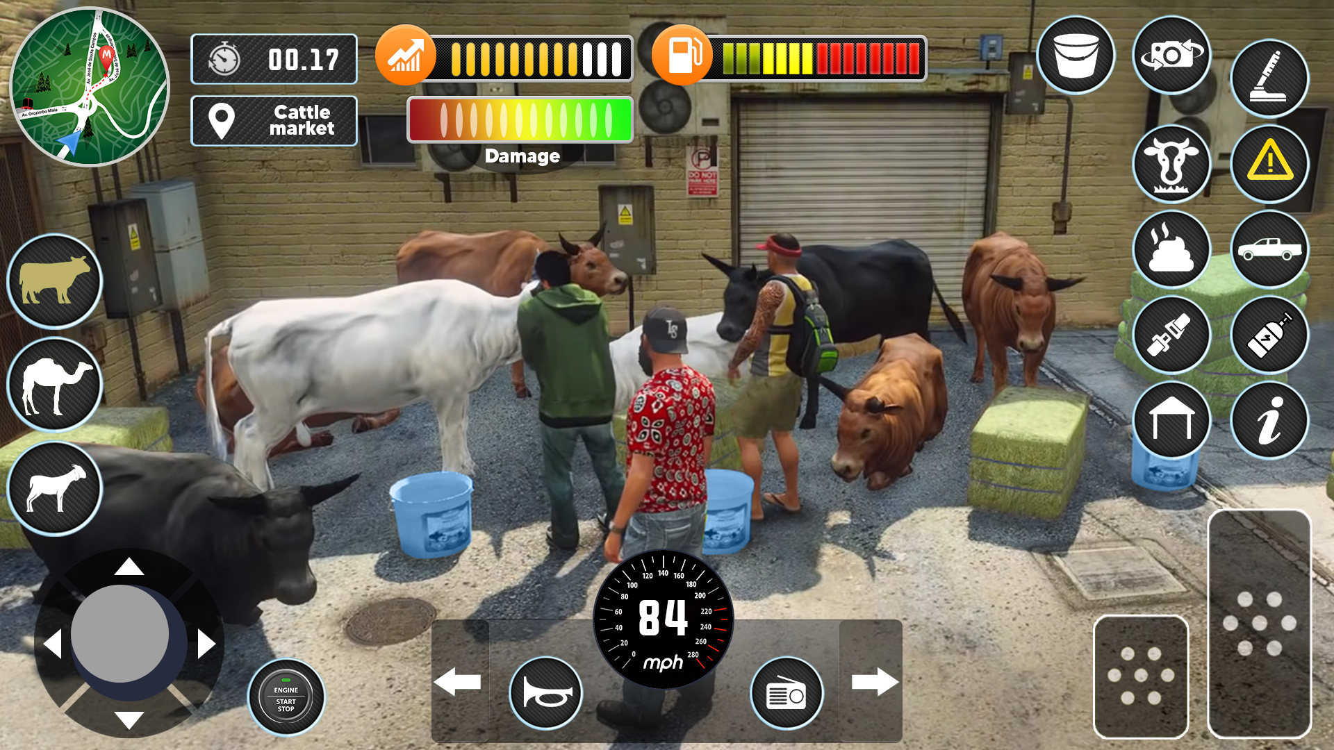 Animal Cargo Truck Games Game Screenshot