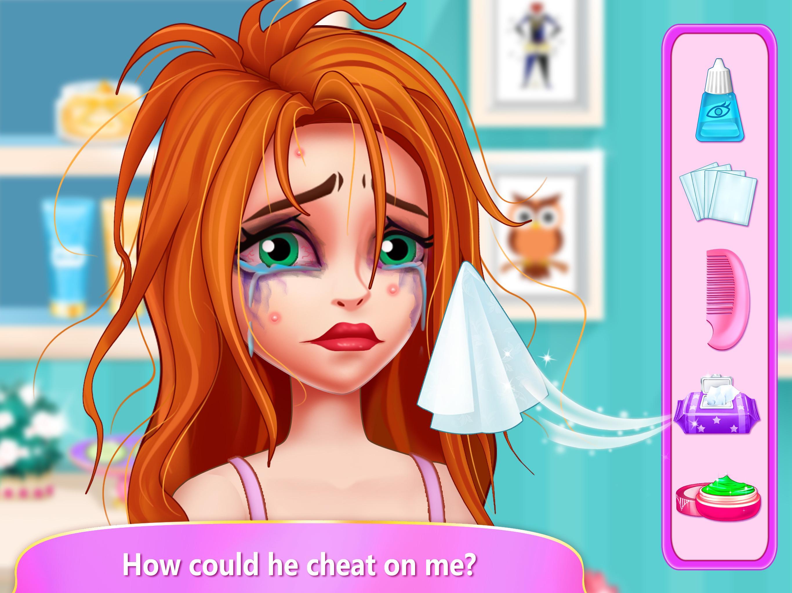 Help the Girl: Breakup Games Game Screenshot