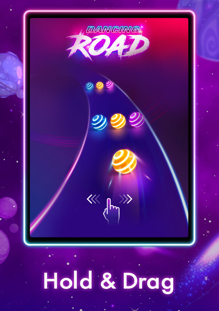 Screenshot of Dancing Road: Color Ball Run!