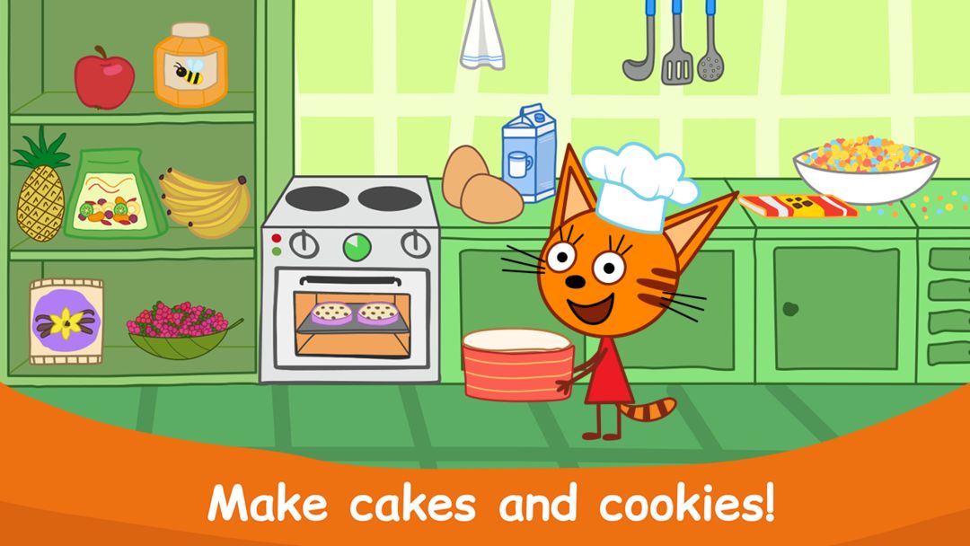 Screenshot of Kid-E-Cats: Kids Cooking Games