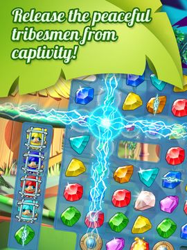 Cuplikan Layar Game Meow Tales Jewel Match 3 Mania