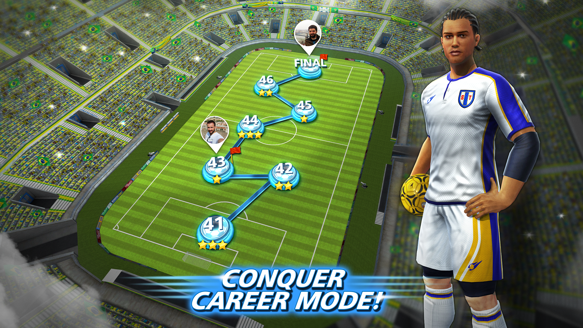 Screenshot of Football Strike: Online Soccer