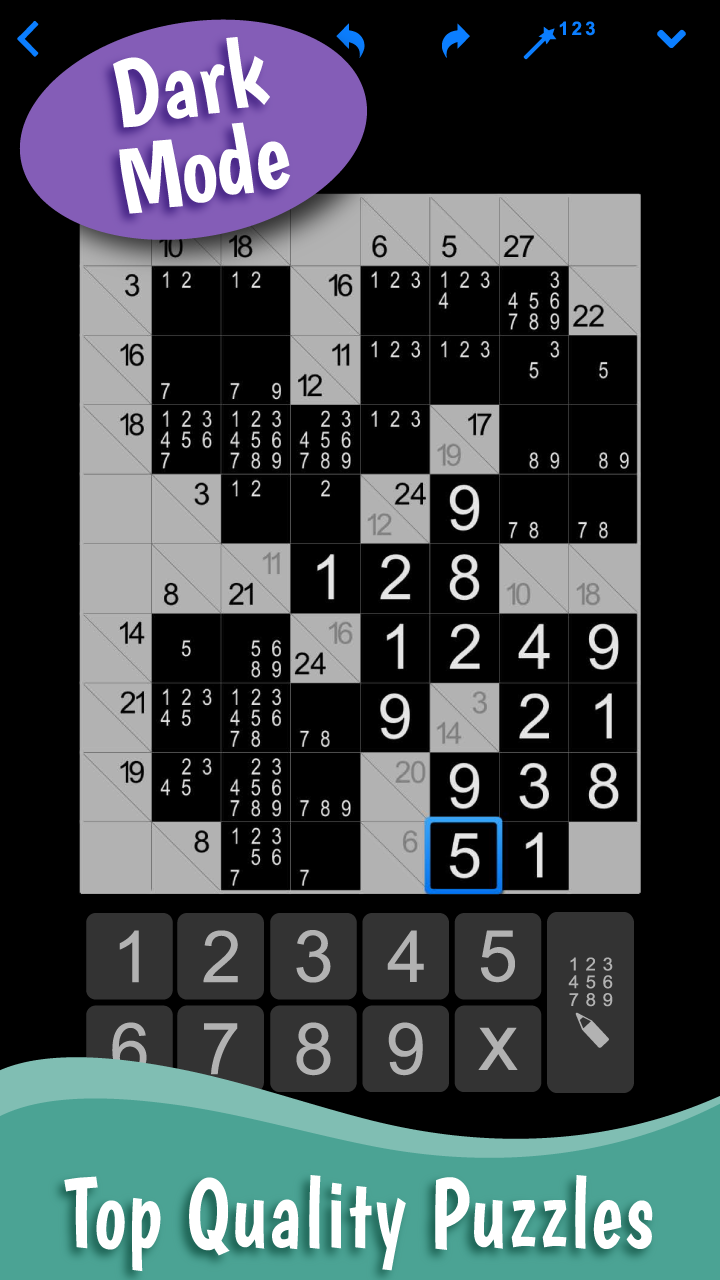 Kakuro: Number Crossword Game Screenshot