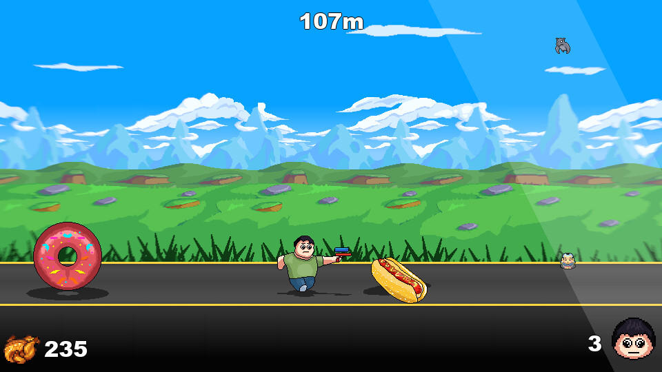 Burning Calories Game Screenshot