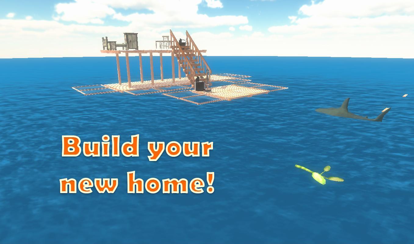 Raft Survival Simulator ภาพหน้าจอเกม