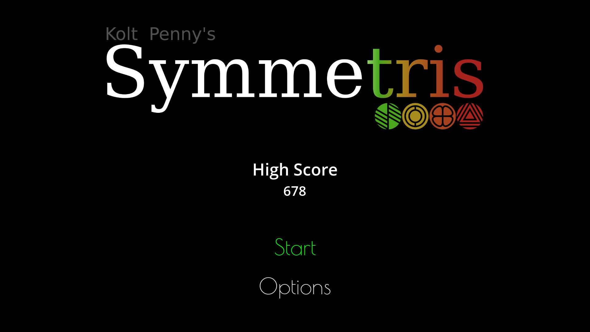 Screenshot 1 of Kolt Penny's Symmetris 