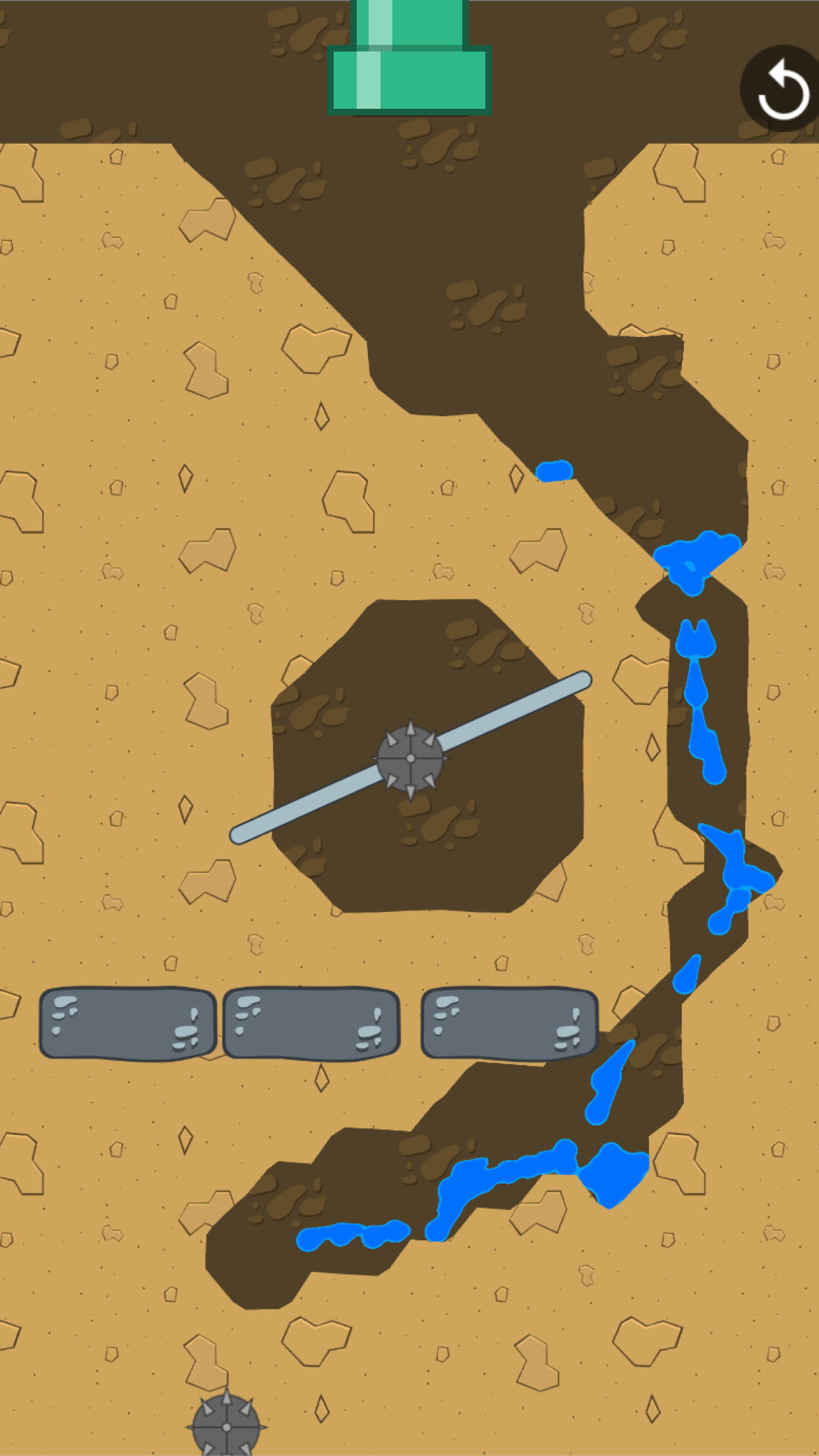 Cuplikan Layar Game Water Dig