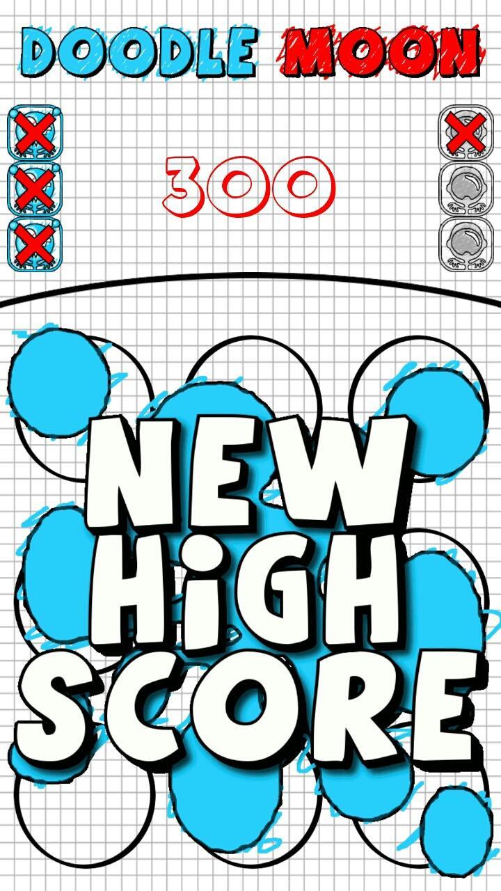 Doodle Moon Game Screenshot