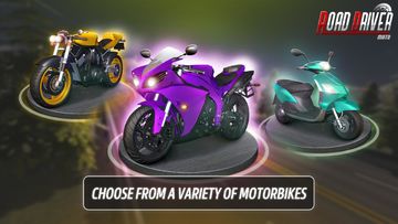 Motorcycle Racing Game Screenshot