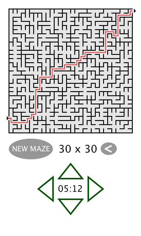Screenshot of QuickMaze
