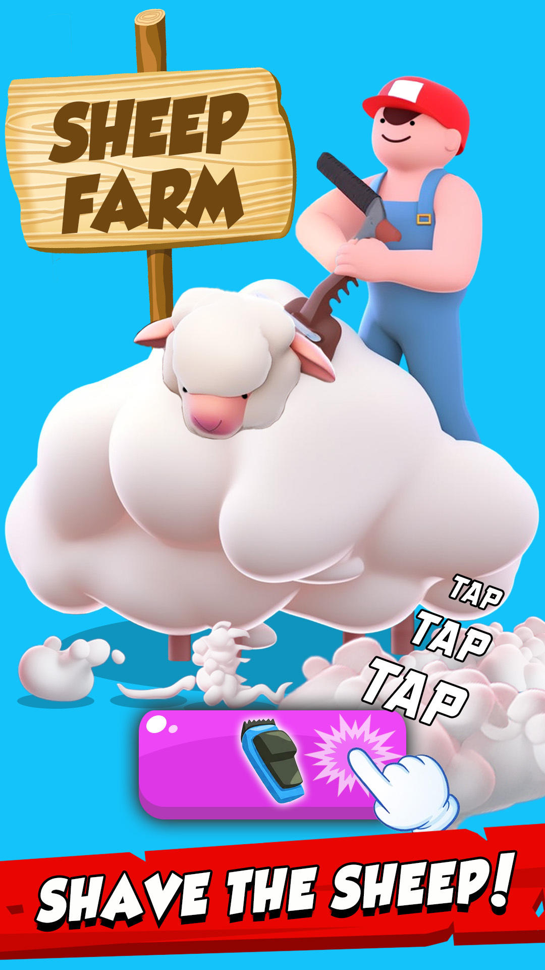 Tiny Sheep Tycoon - Idle Wool Game Screenshot