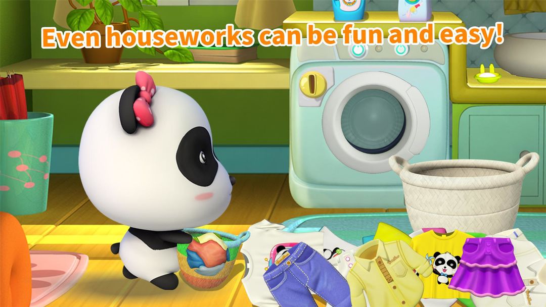 Cleaning Fun - Baby Panda screenshot game