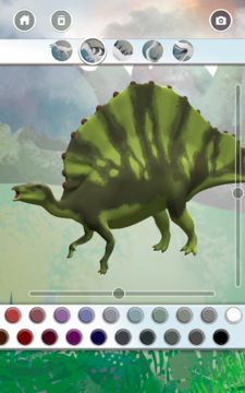 Dinosaurs 3D Coloring Book Game Screenshot