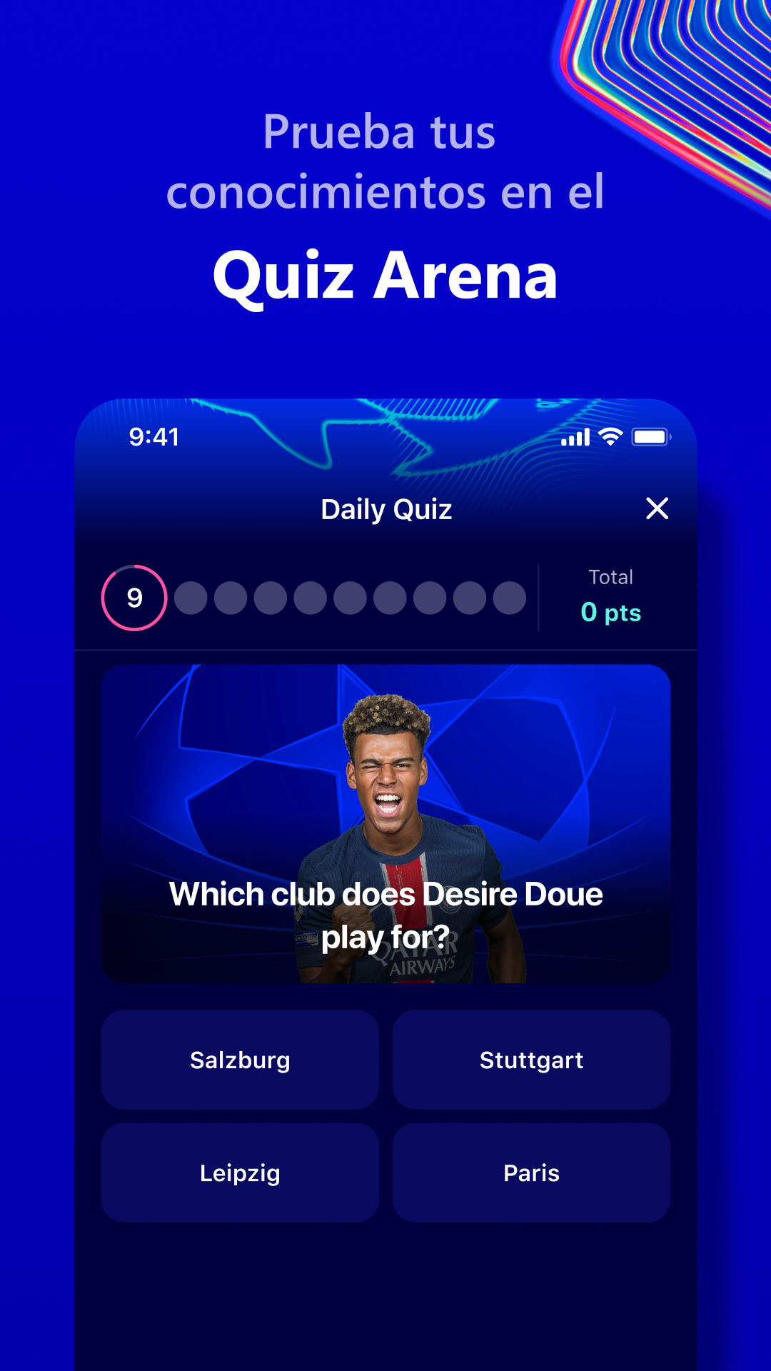 Captura de Pantalla del Juego UEFA Gaming: Fantasy Football