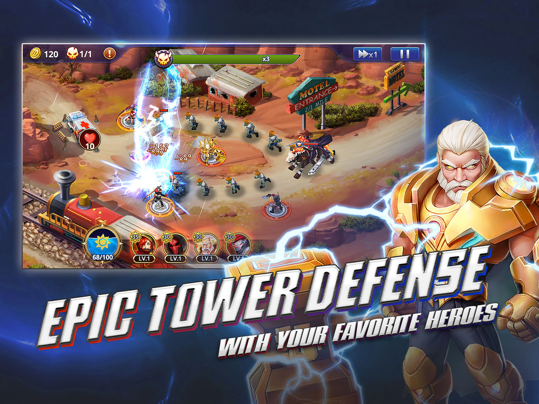 D-MEN：The Defenders screenshot game