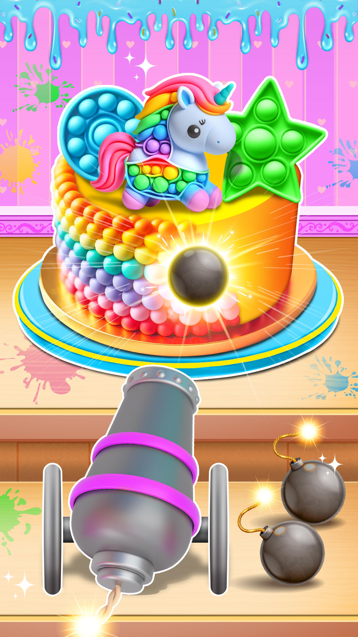 Cake Master DIY Popit Game Game Screenshot