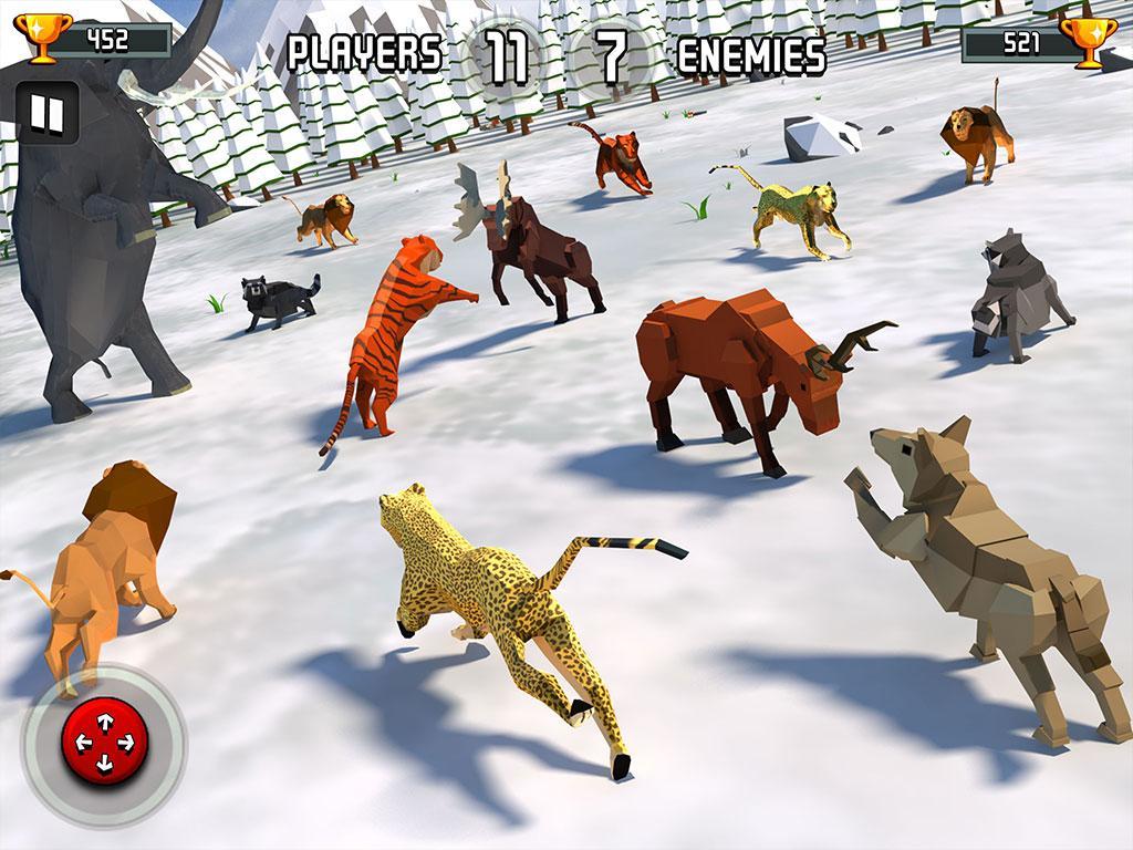 Animal Kingdom Battle Simulator 3D 게임 스크린 샷