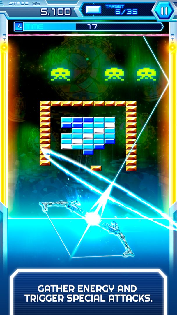 Screenshot of Arkanoid vs Space Invaders