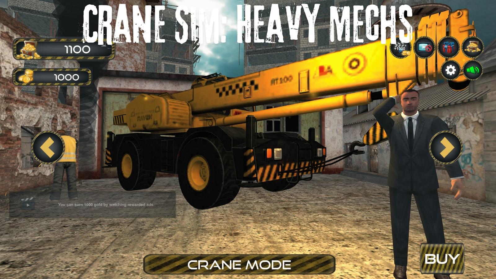 Скриншот игры Crane Sim: Heavy Mechs