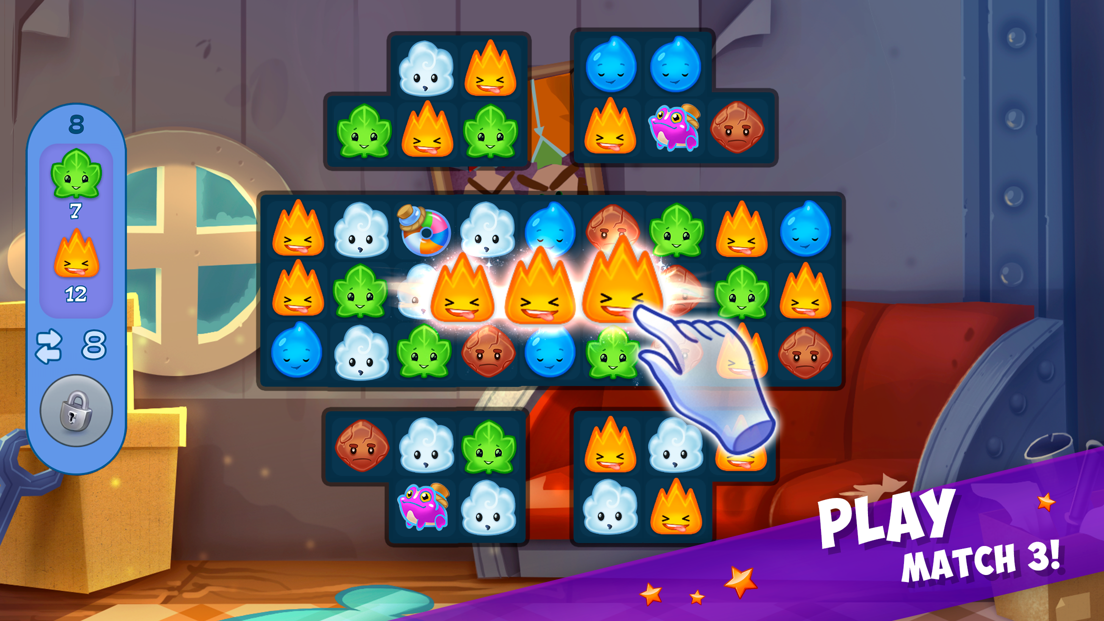 Ghost Town: Mystery Match Game Game Screenshot