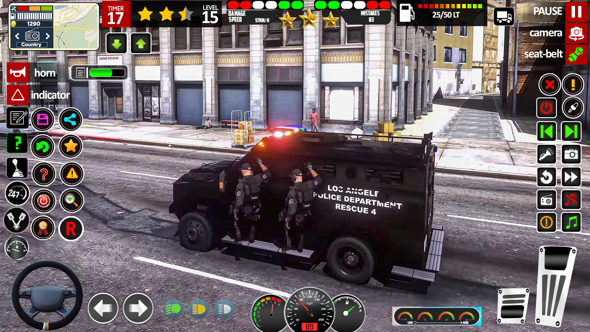City Cop Car Chase Game Game Screenshot