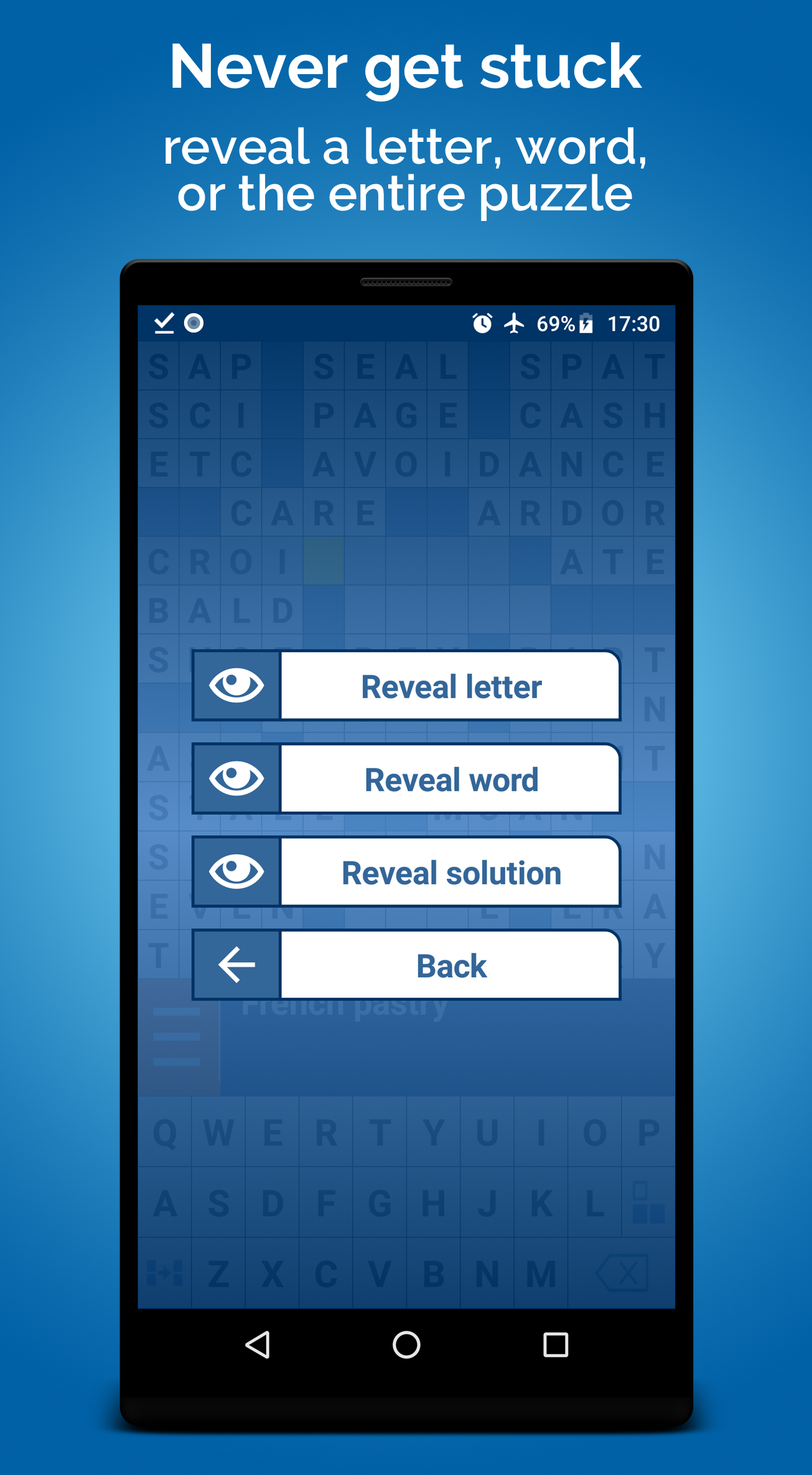 Cuplikan Layar Game Crossword Puzzle