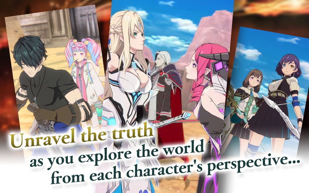 Screenshot of Tales of Luminaria - Anime RPG