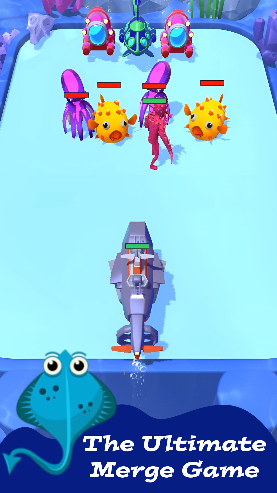 Fish Merge - Sea Monsters Game Screenshot