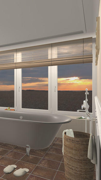 脱出ゲーム Rustic Bathroom Game Screenshot