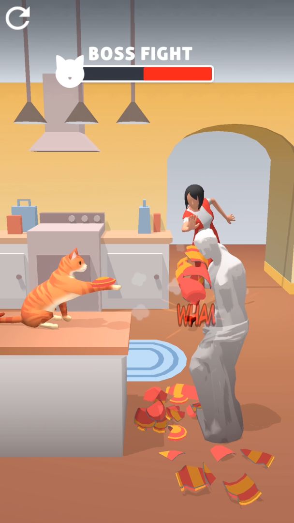 Jabby Cat 3D screenshot game
