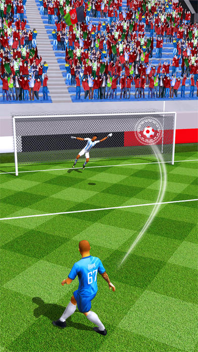 Captura de Tela do Jogo Football Penalty Kicks 2024