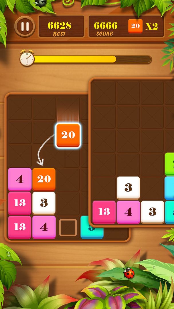 Screenshot of Drag n Merge: Block Puzzle