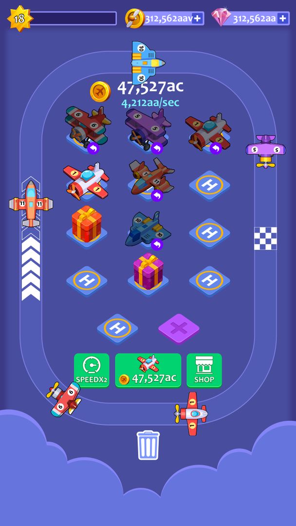 Plane Evolution screenshot game