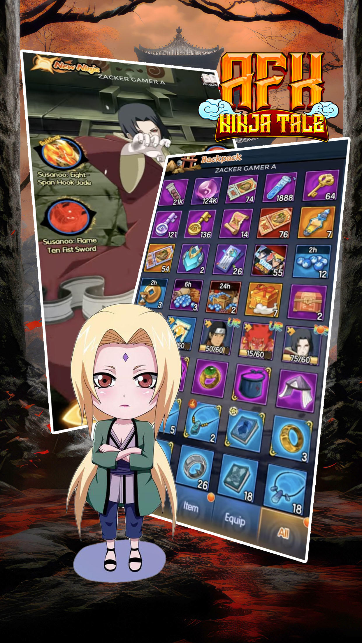 AFK Ninja Tale Game Screenshot