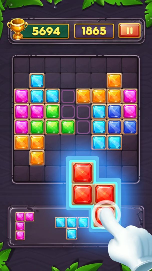 Block Puzzle - Funny Brain Free Game ภาพหน้าจอเกม