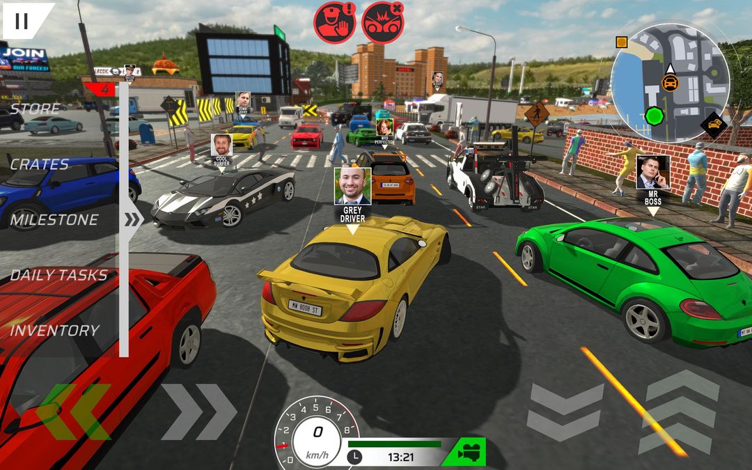Car Drivers Online: Fun City 게임 스크린 샷
