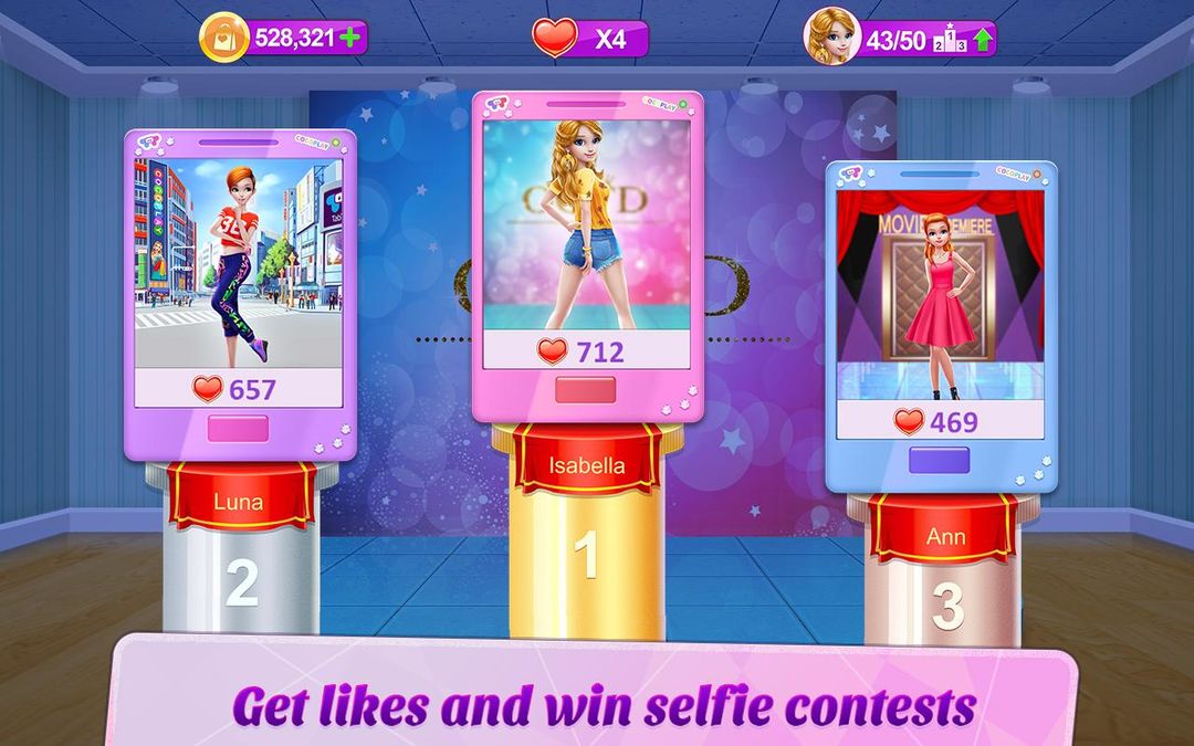 Selfie Queen - Social Star ภาพหน้าจอเกม