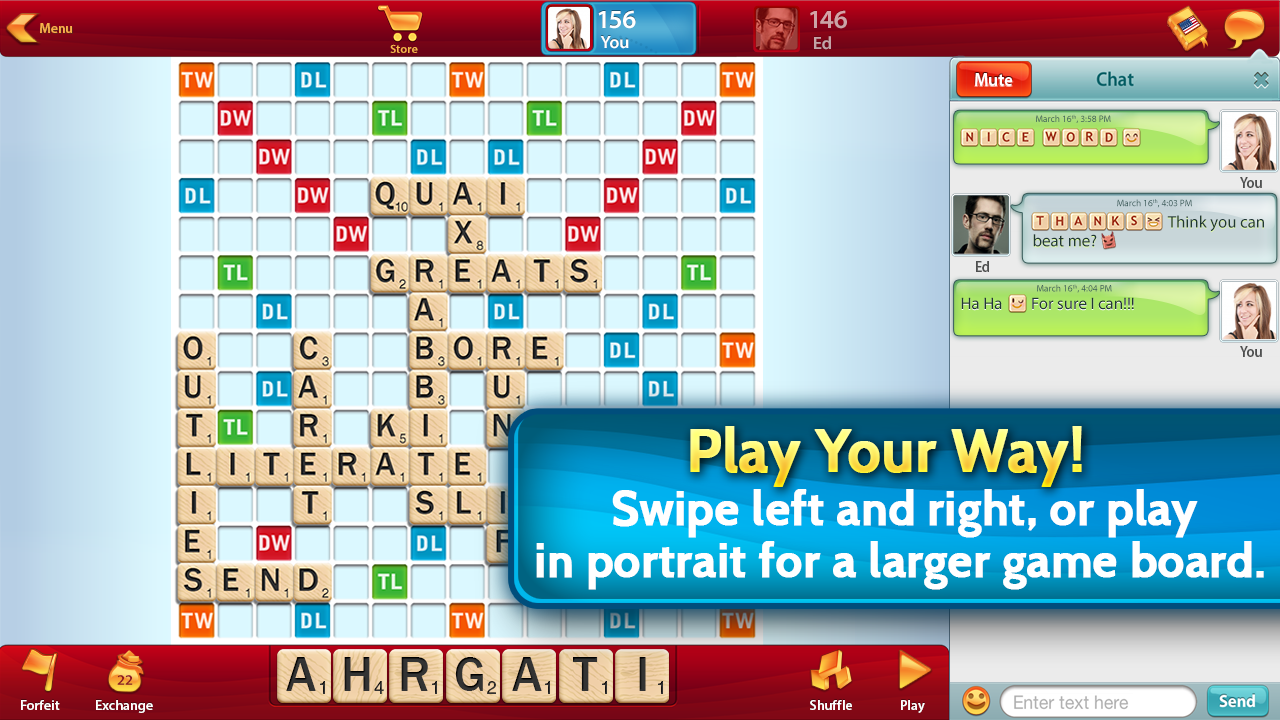 SCRABBLE ภาพหน้าจอเกม